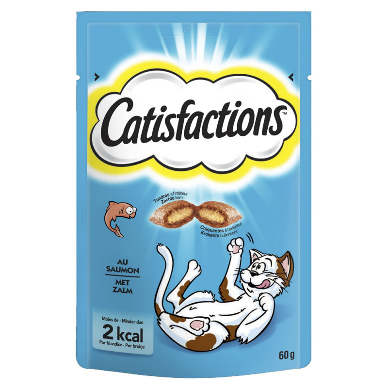 Friandise pour chat au saumon 0,06 kg CATISFACTIONS