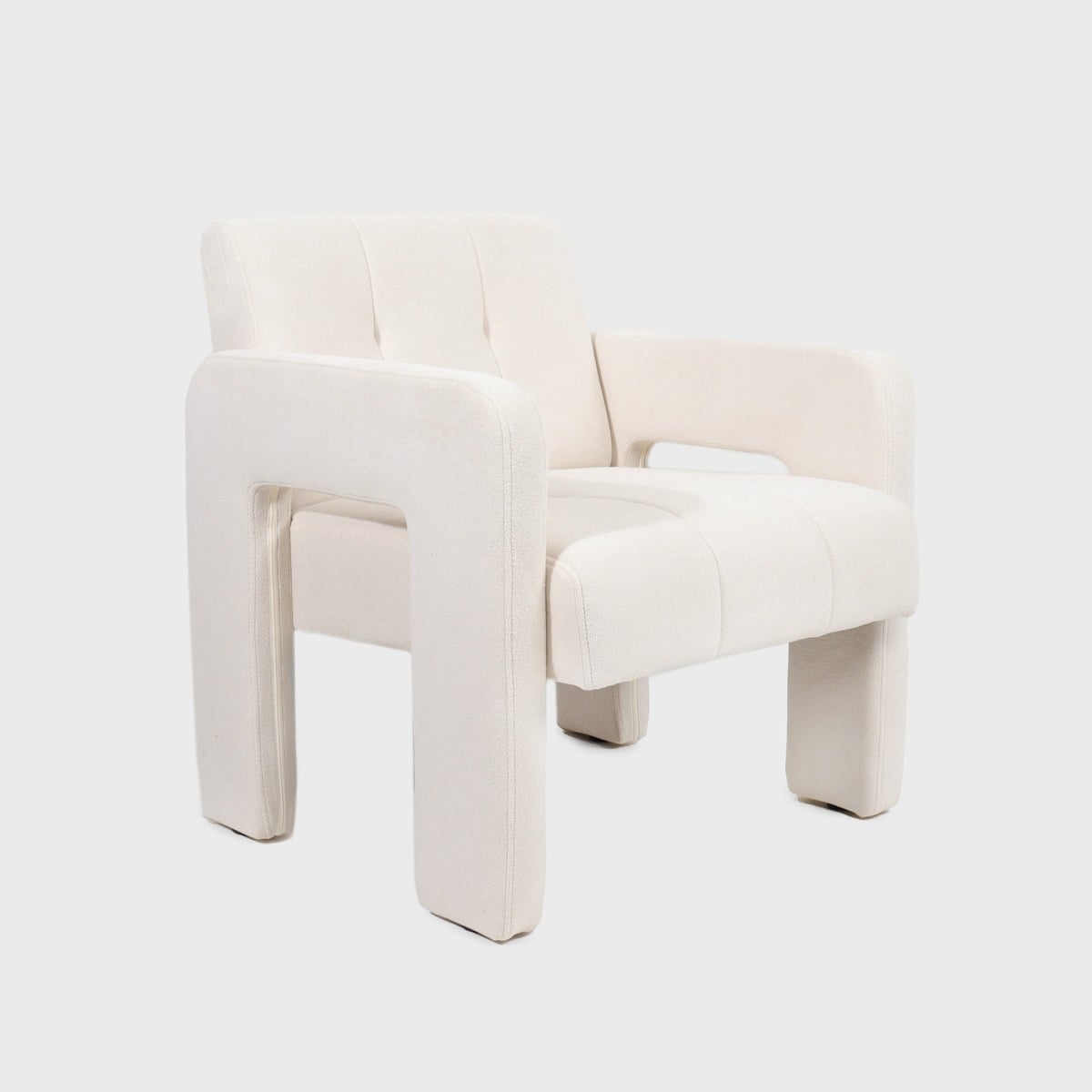 Fotel PELLE Beżowy 68x74x72 cm