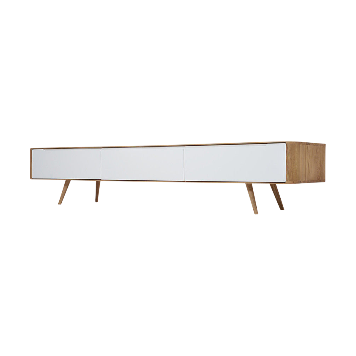 Gazzda Ena Lowboard Naturel - TV meubel - 225 x 42 cm