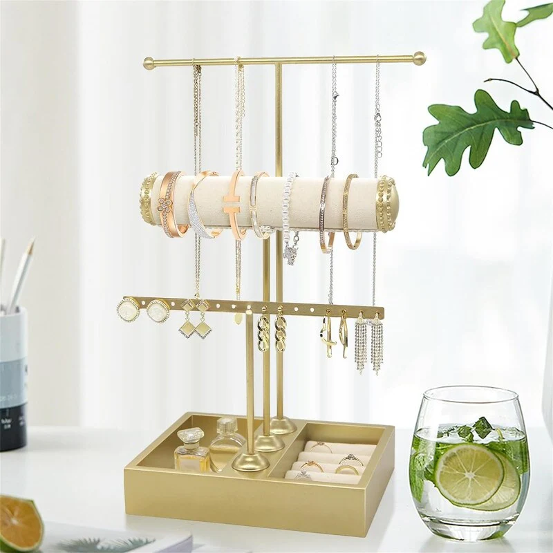 Jewelry Organizer Stand Necklace Holder - 6D x 7.9W x 14.8H