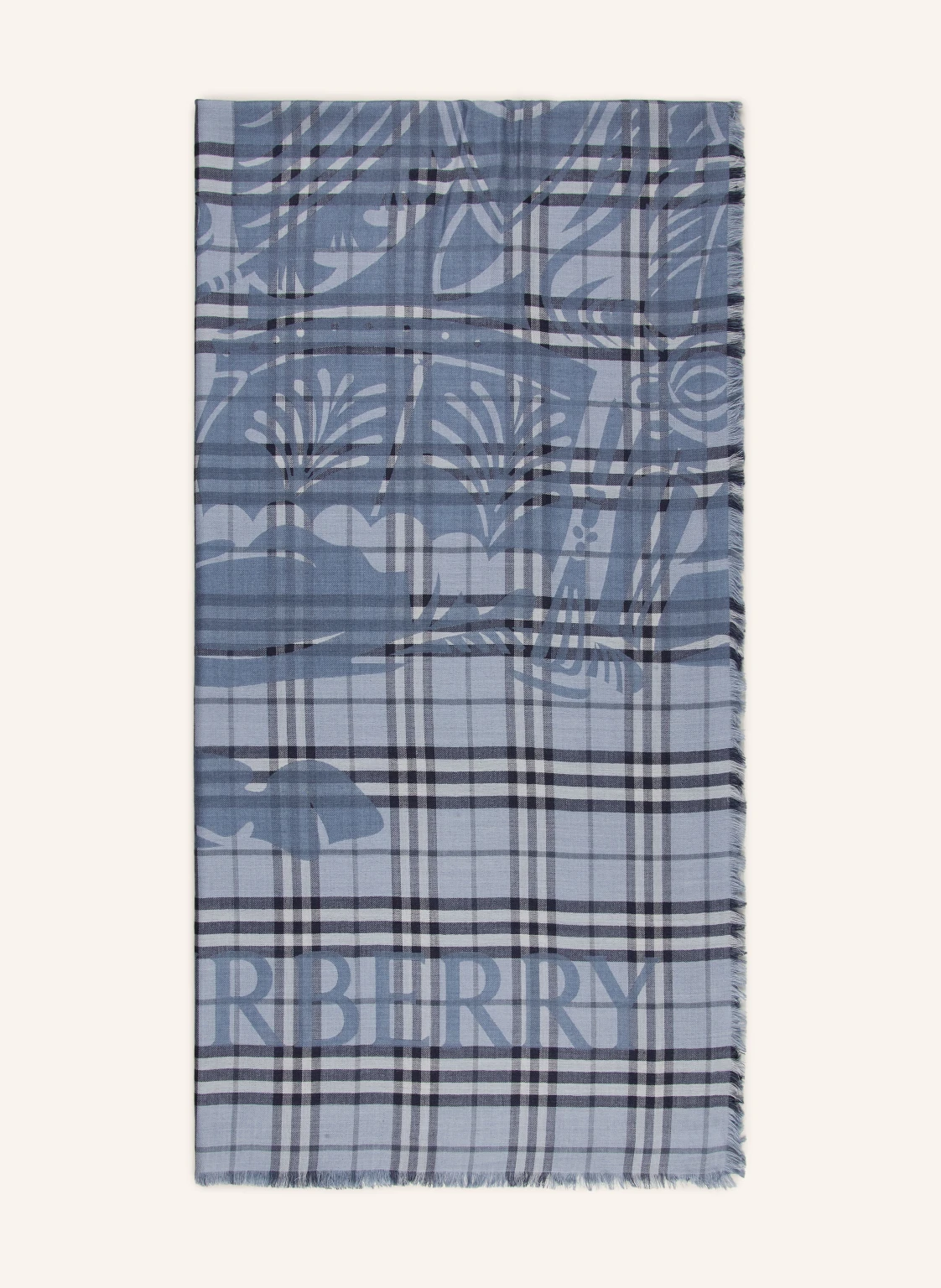 BURBERRY Schal mit Seide
