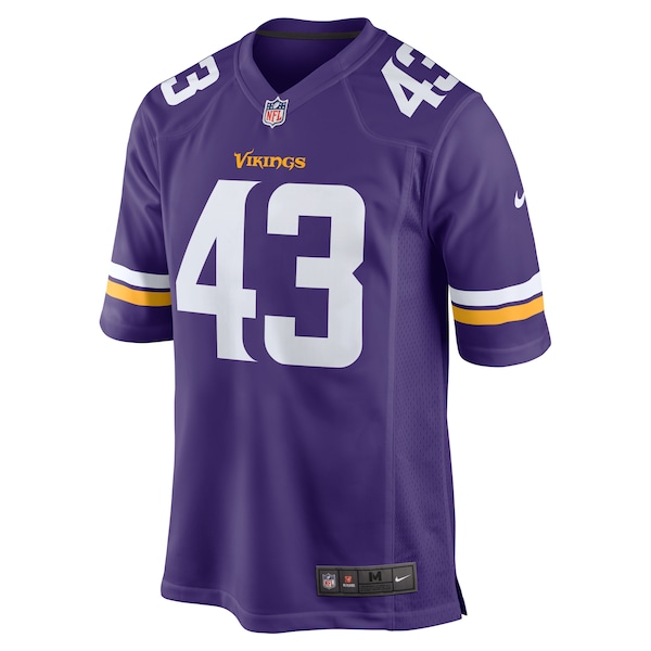 Andrew Van Ginkel Minnesota Vikings Nike Team Game Jersey -  Purple