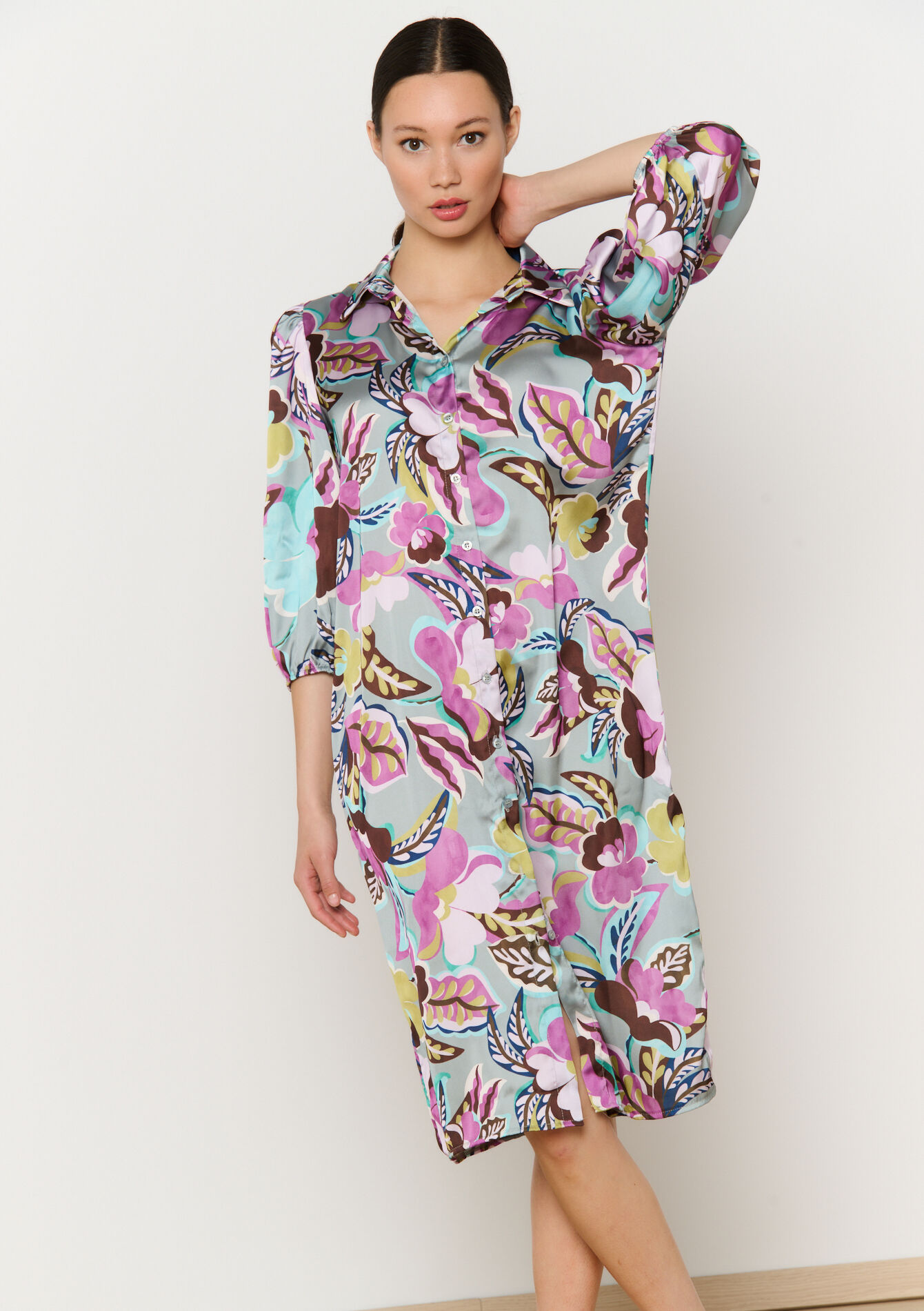 Doorgelopen overhemdjurk