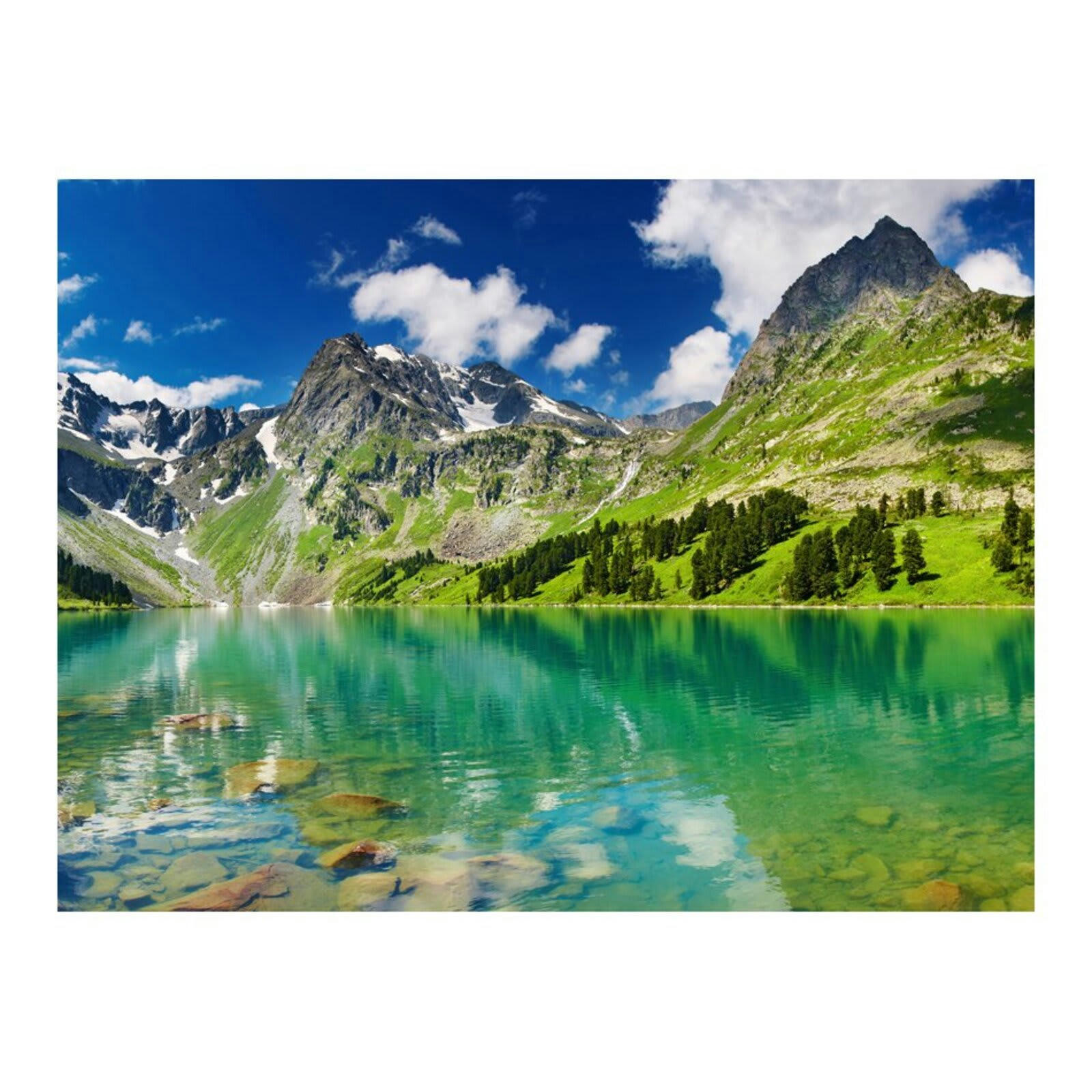 - Papier peint lac de montagne 350 x 270 cm