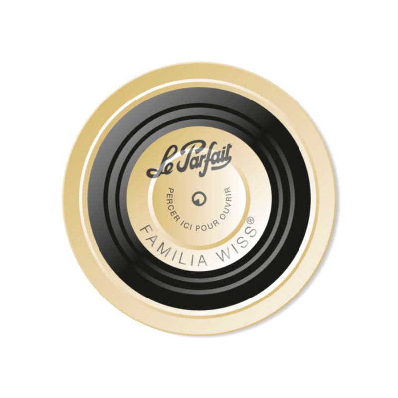 Capsule pour bocal à terrine Familia Wiss Ø 110 mm 10 pièces LE PARFAIT