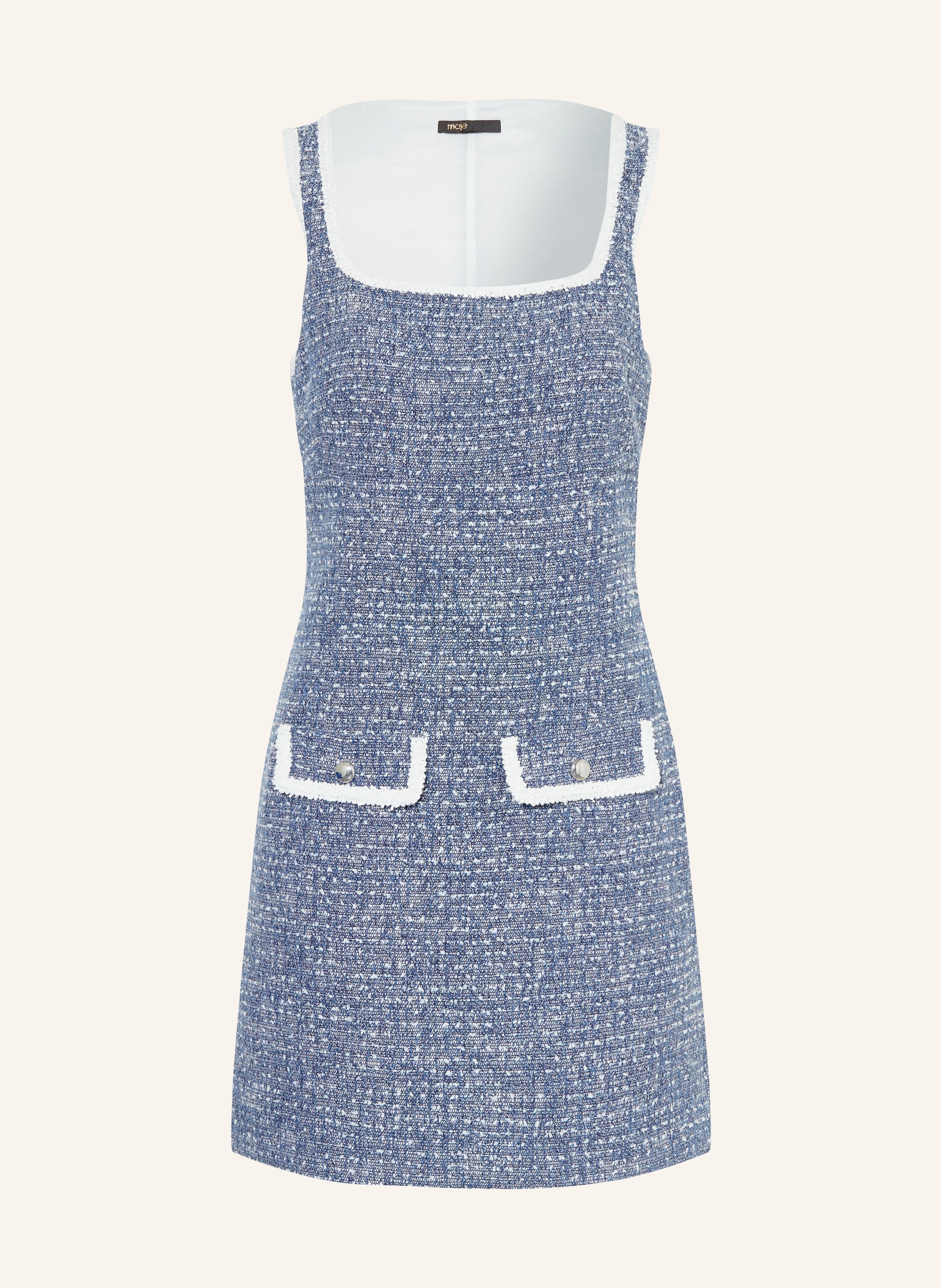 maje Bouclé-Kleid