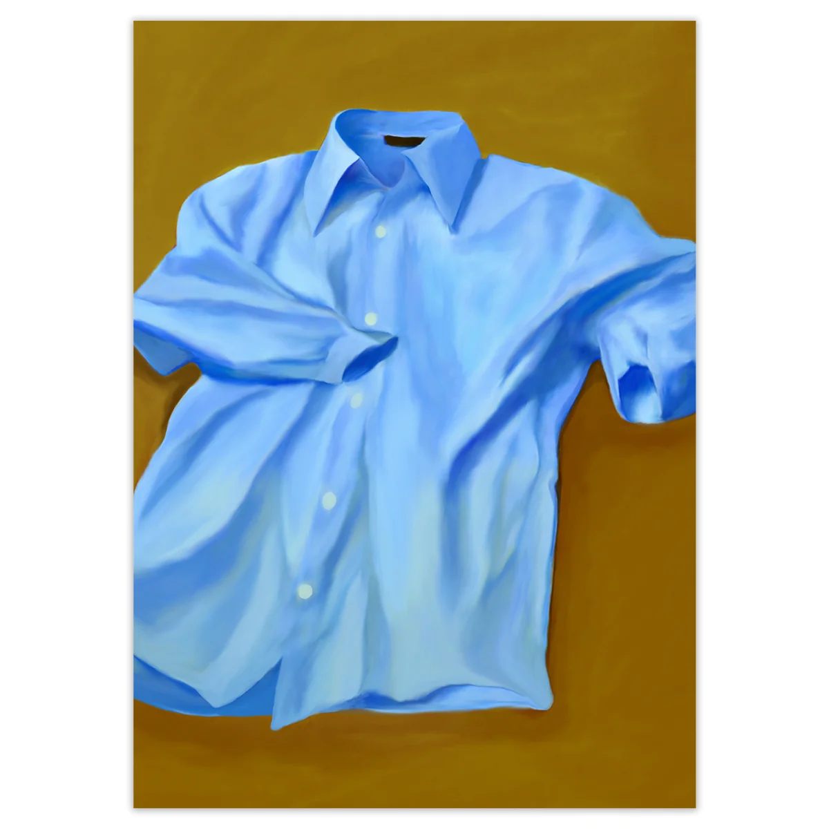 Paper Collective - Blue Shirt Poster