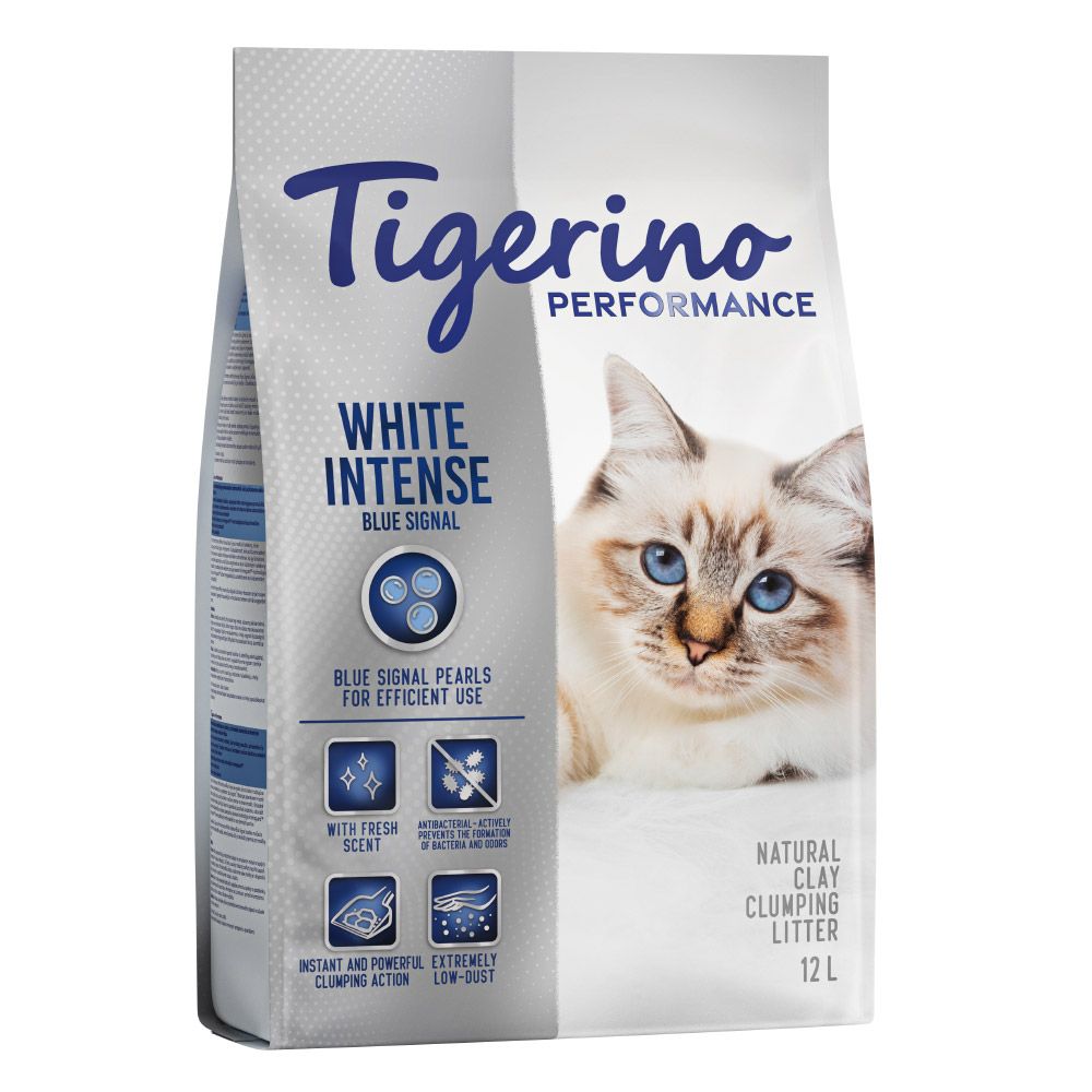 Tigerino Performance White Intense Blue Signal Cat Litter – Fresh Scent