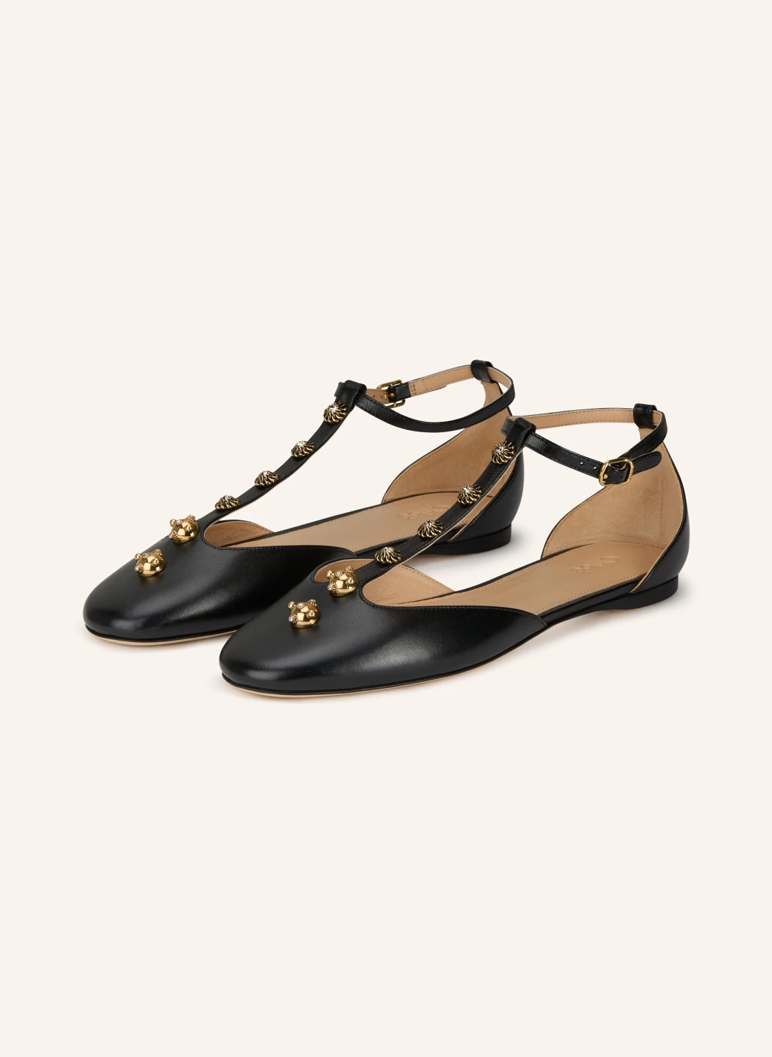 Chloé Mary-Jane-Ballerinas CELESTE