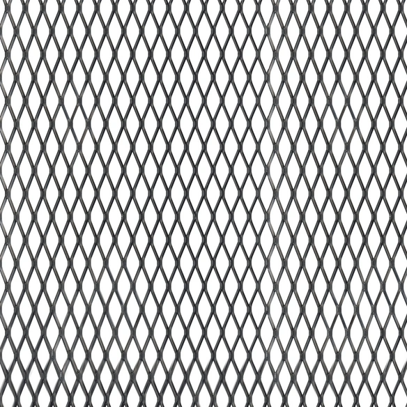 Streckmetallblech, Aluminium, schwarz, 1 Stück