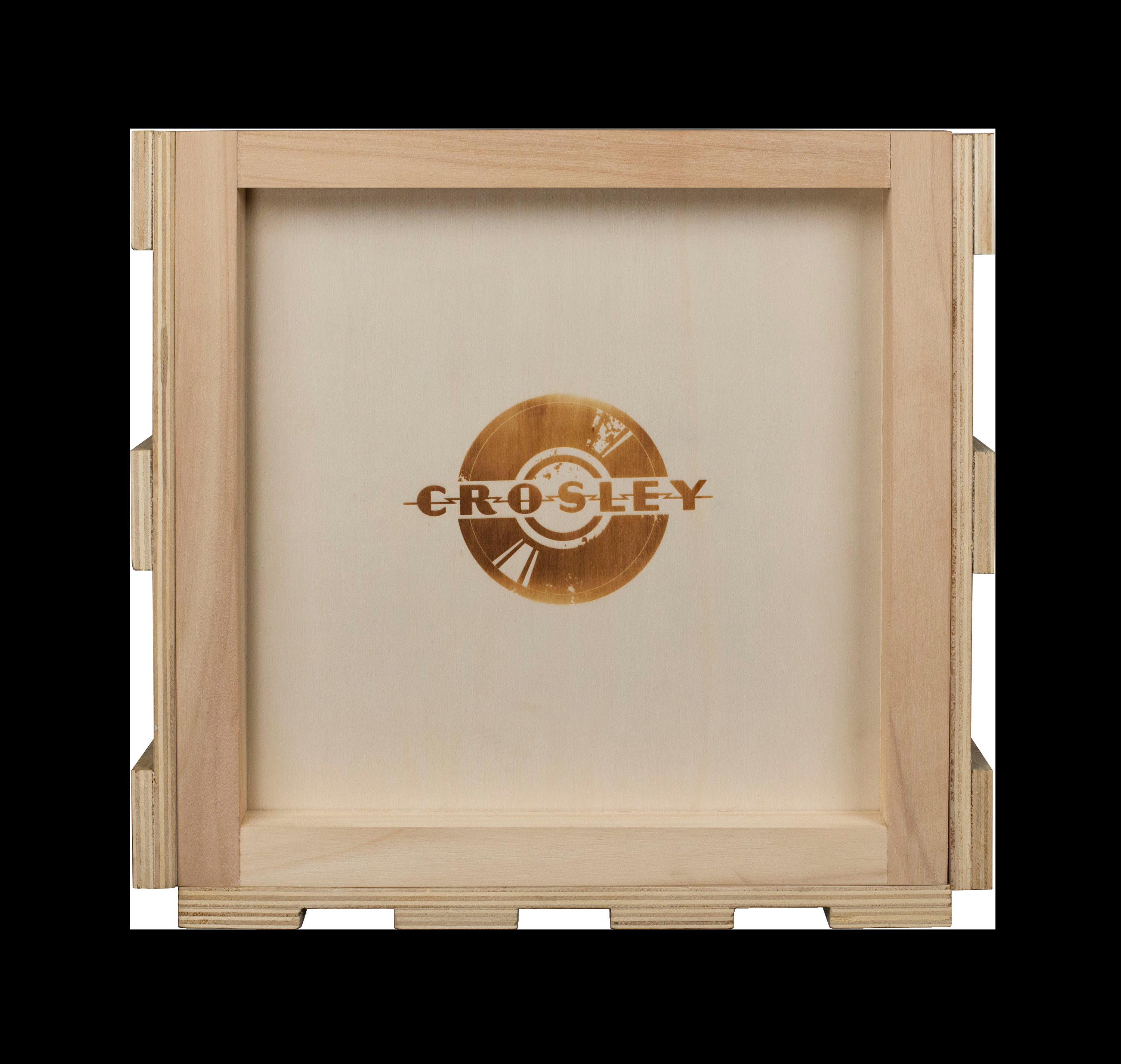 - Caisse de rangement en bois pour disques vinyle