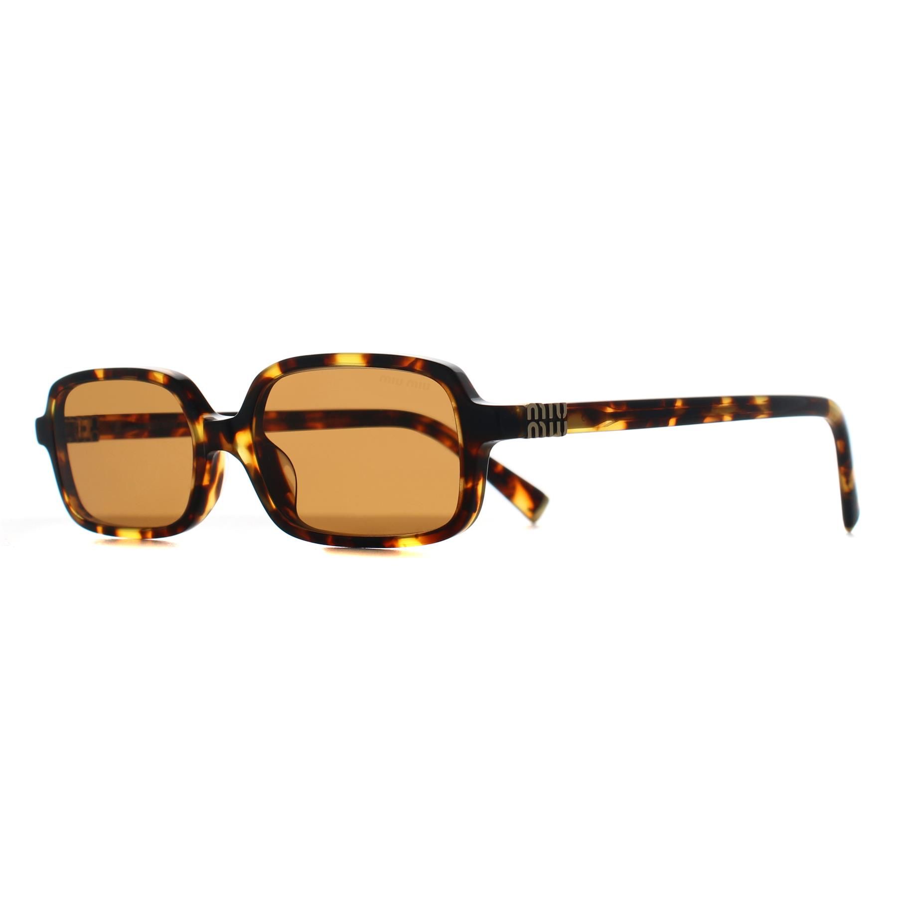 Miu Miu Rectangle Honey Havana Brown MU11ZS