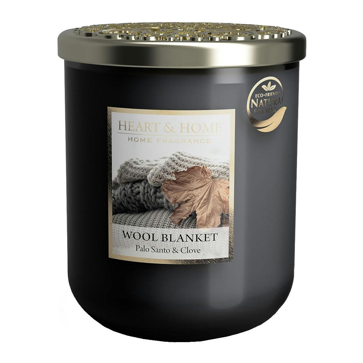 - Grande Bougie à la cire de soja Cocooning