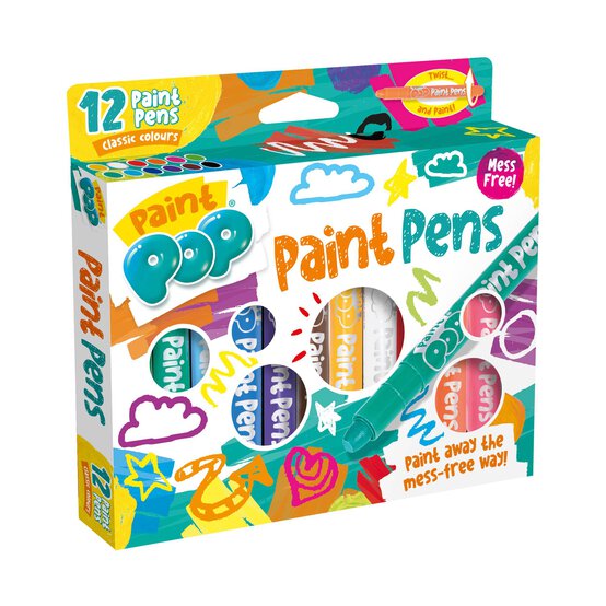 Paint Pop Paint Pens 12 Pack