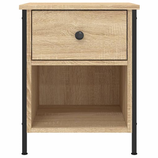 NNEVL Bedside Cabinet Sonoma Oak 40x42x50 cm Engineered Wood