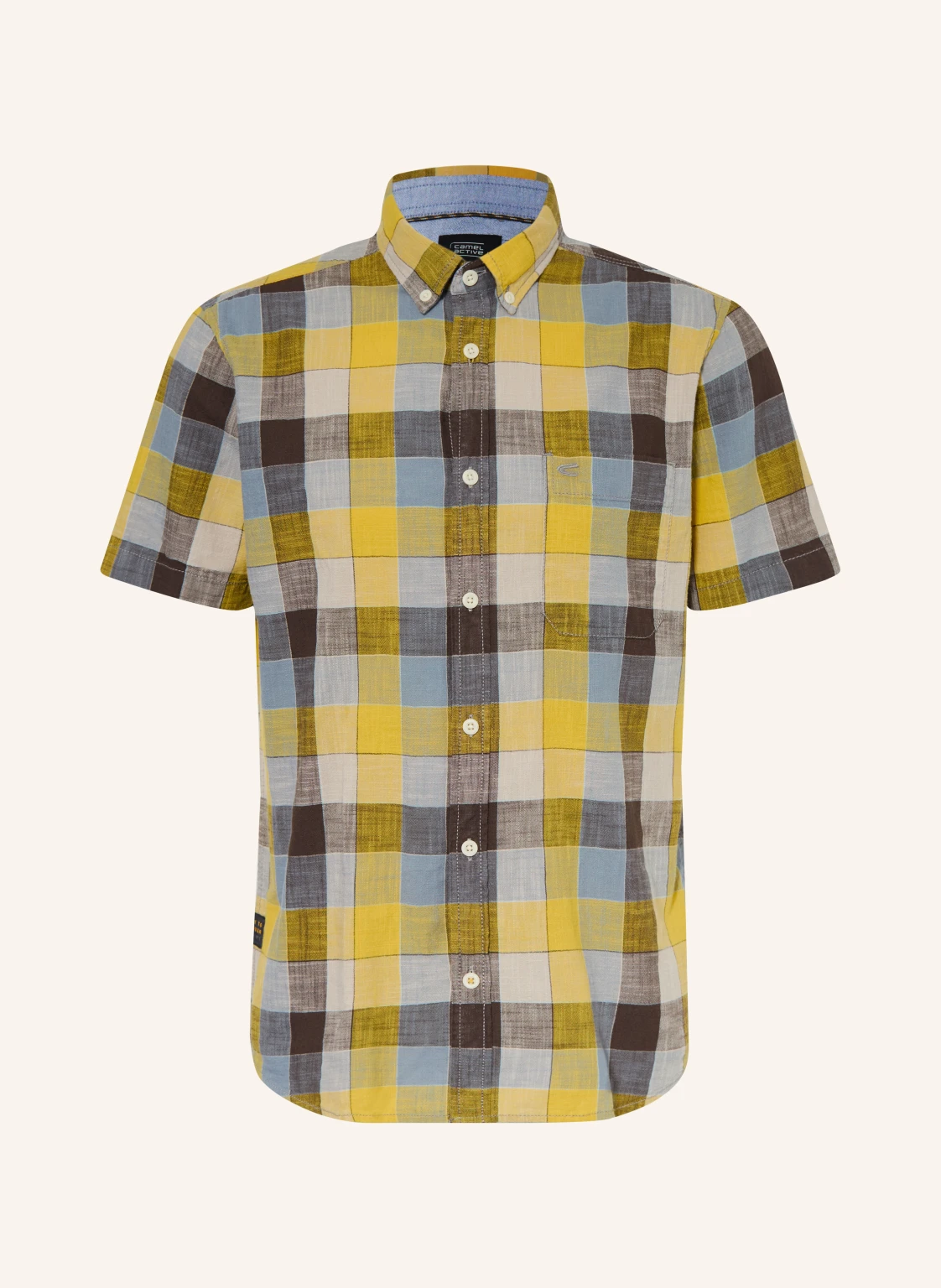 camel active Kurzarm-Hemd Regular Fit