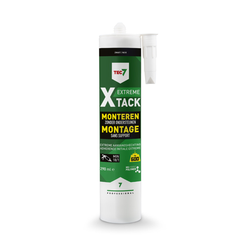 Colle de montage X-Tack noire 0,29 L TEC7