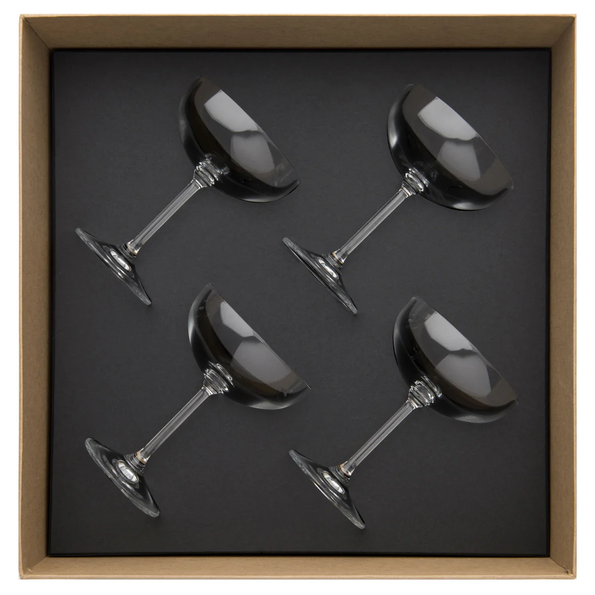Coffret 4 coupes à Champagne