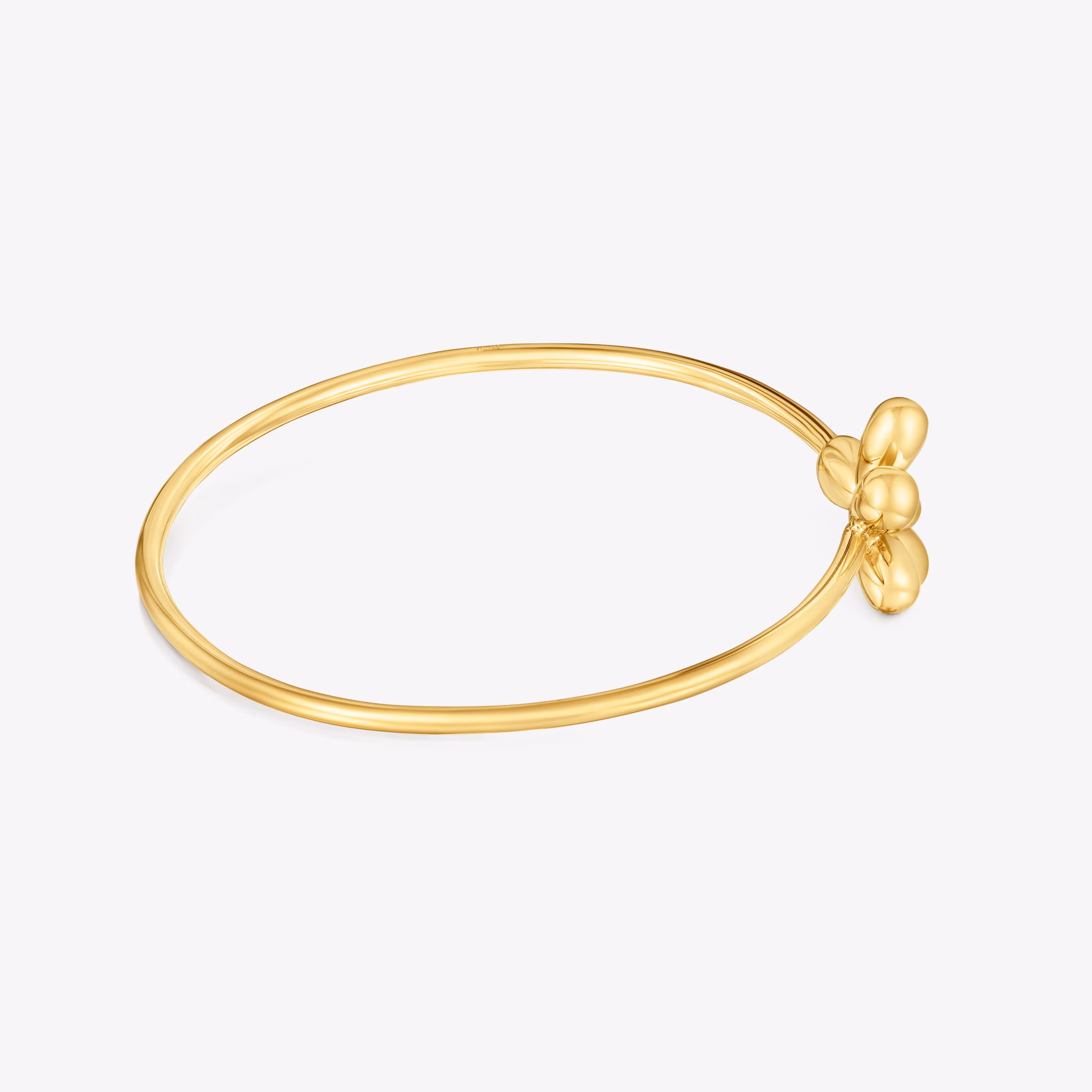 Pulsera esclava con baño de oro de 18 kt sobre plata Daisy