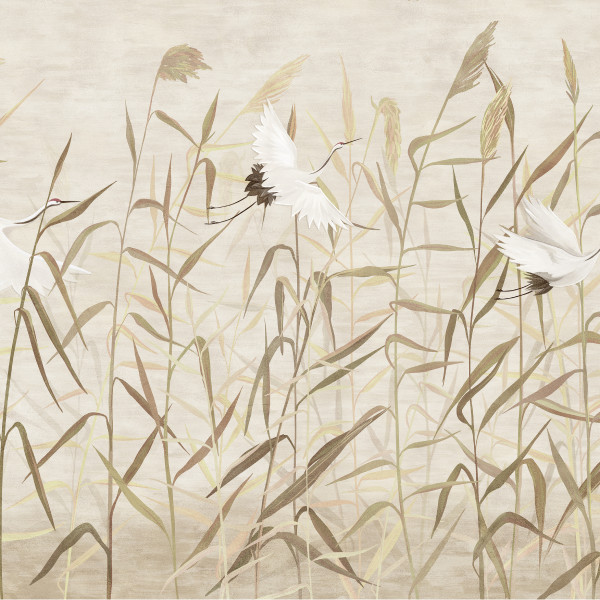 Fototapeta Ścienna ŻURAWIE Rośliny Natura 90x60cm