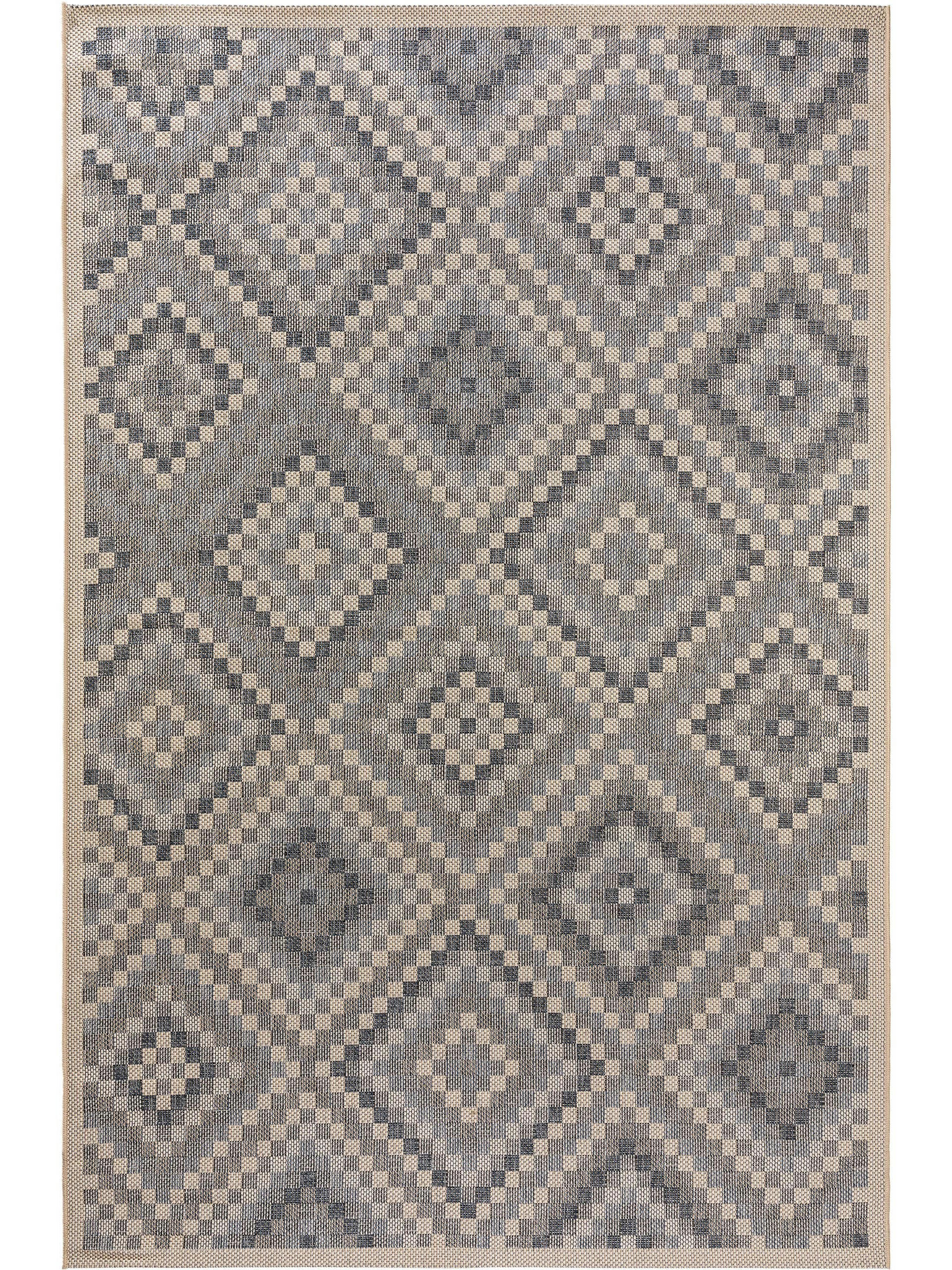 RIVER - Tapis d'extérieur & intérieur bleu 200x285