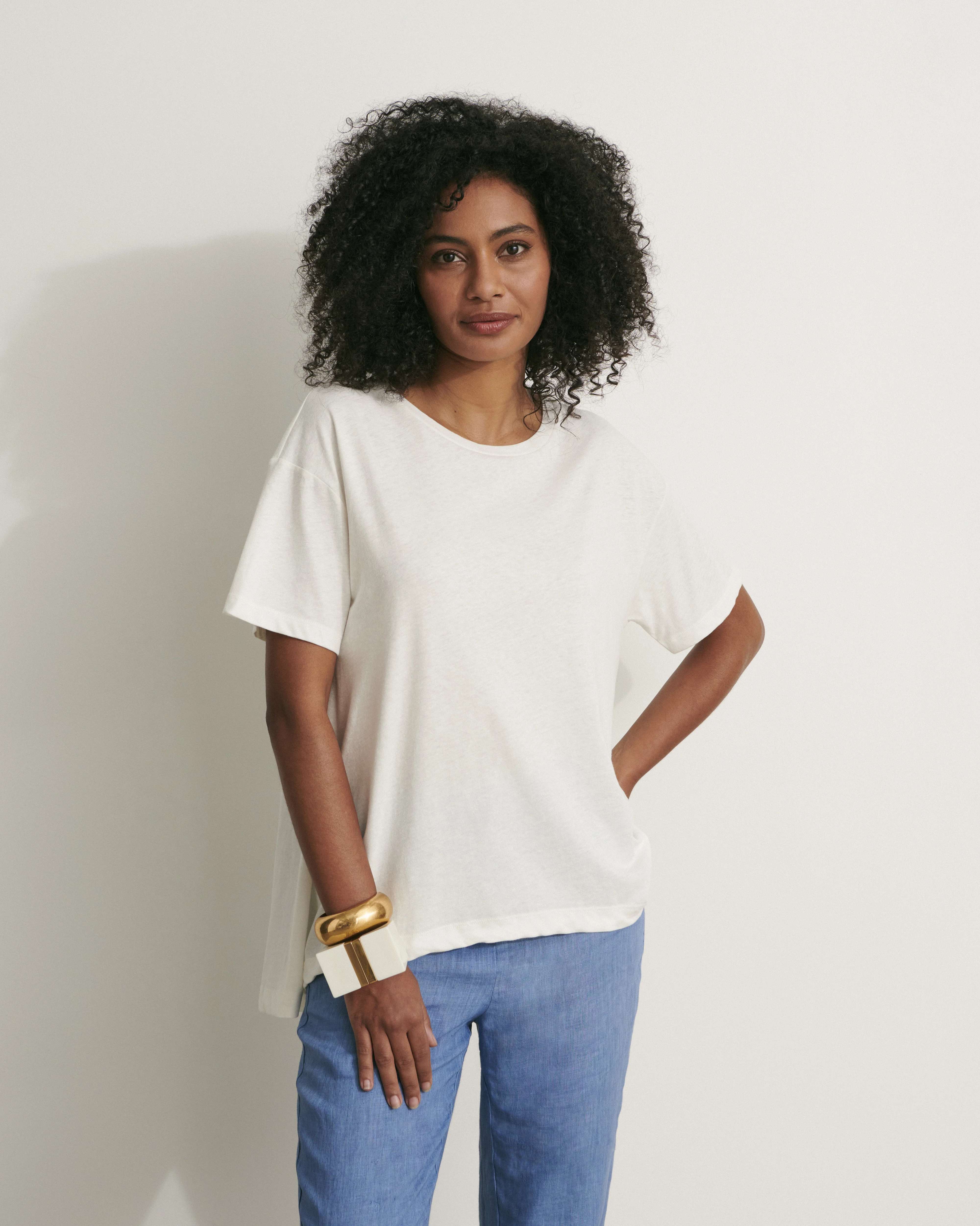 Tee-shirt coupe trapèze TRAPEZE/11235/003