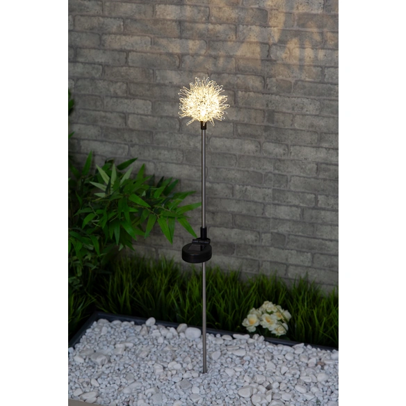 Solarleuchte »Flower«, braun/goldfarben