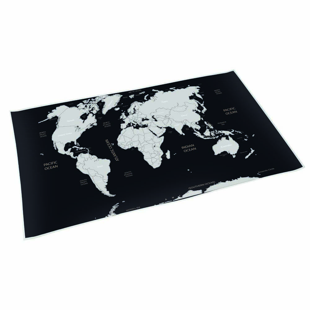 Carte du monde à gratter