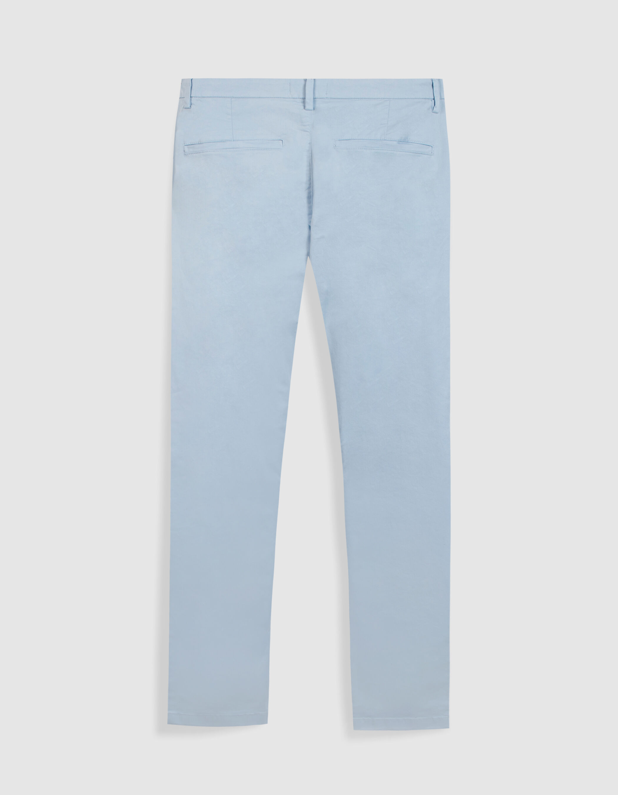 Pantalon chino slim bleu clair Homme