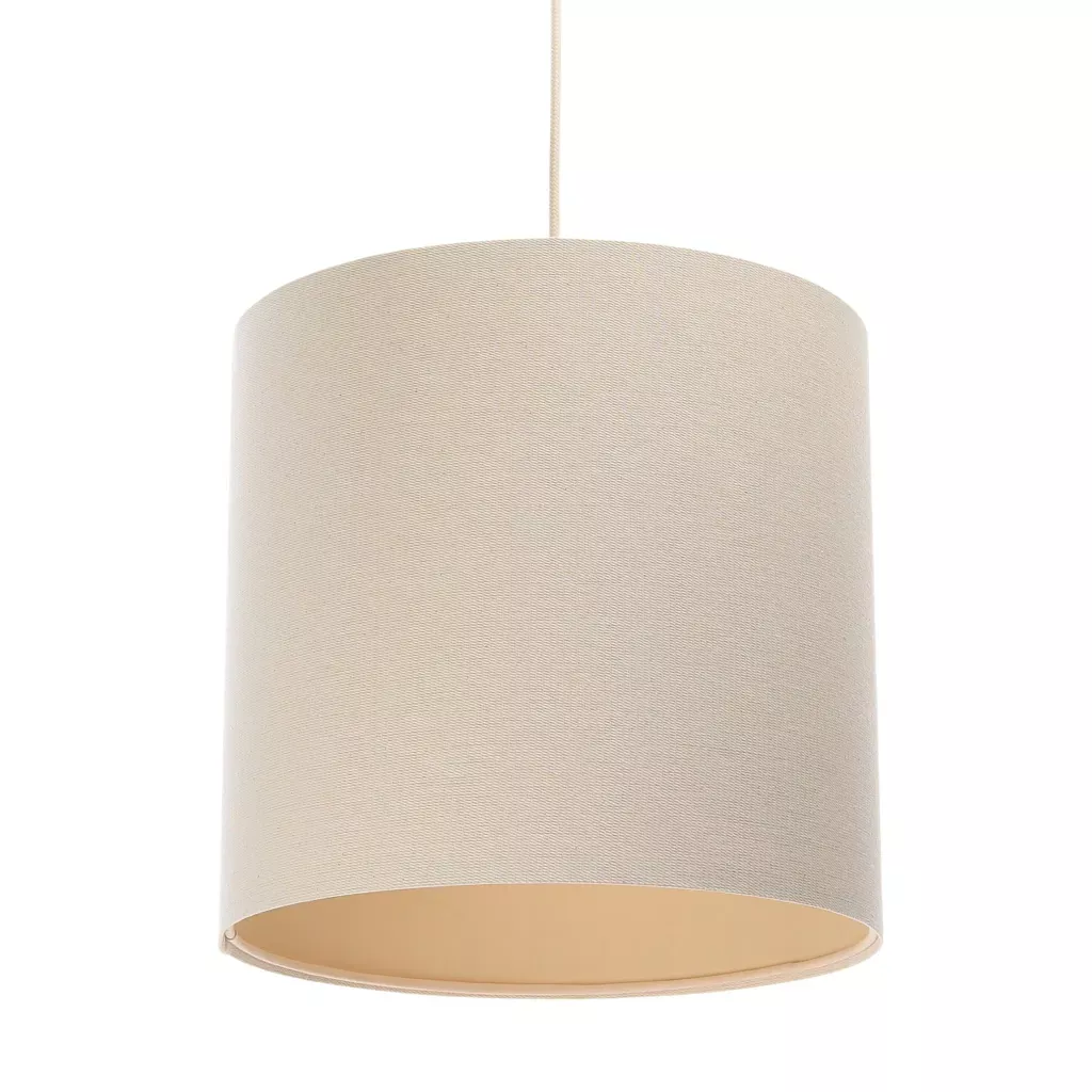 Lampa wisząca BOHO LEN TUBA 30 kremowa