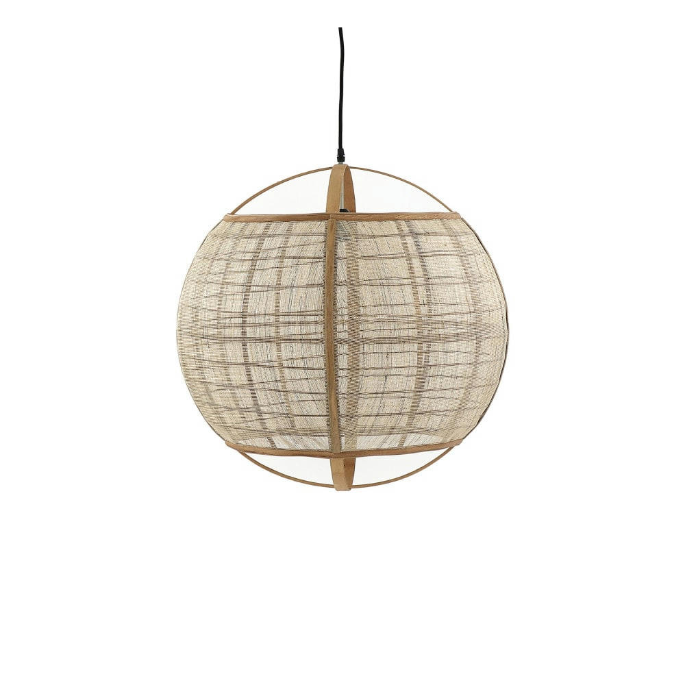 MEKONG - Suspension en lin D58x58cm naturel