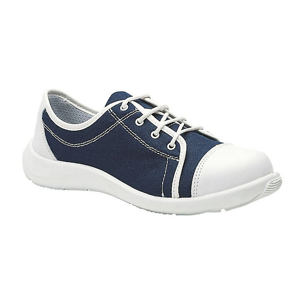 Chaussure de sécurité basse S1P SRC FASHION pour femme blanc/bleu marine P35 - S24 - LOANE-MARINE-35