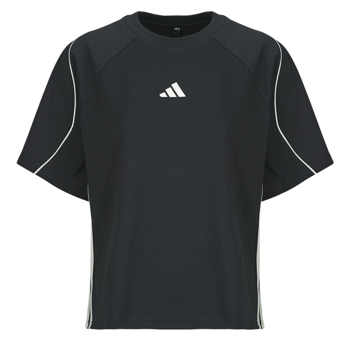 adidas - Stadium 3-Stripes T-Shirt - Black / White