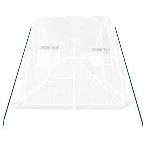NNEVL Greenhouse with Steel Frame White 10 m&sup2; 5x2x2.3 m