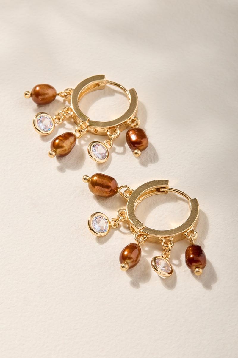 Natalia Huggie Hoop Earrings