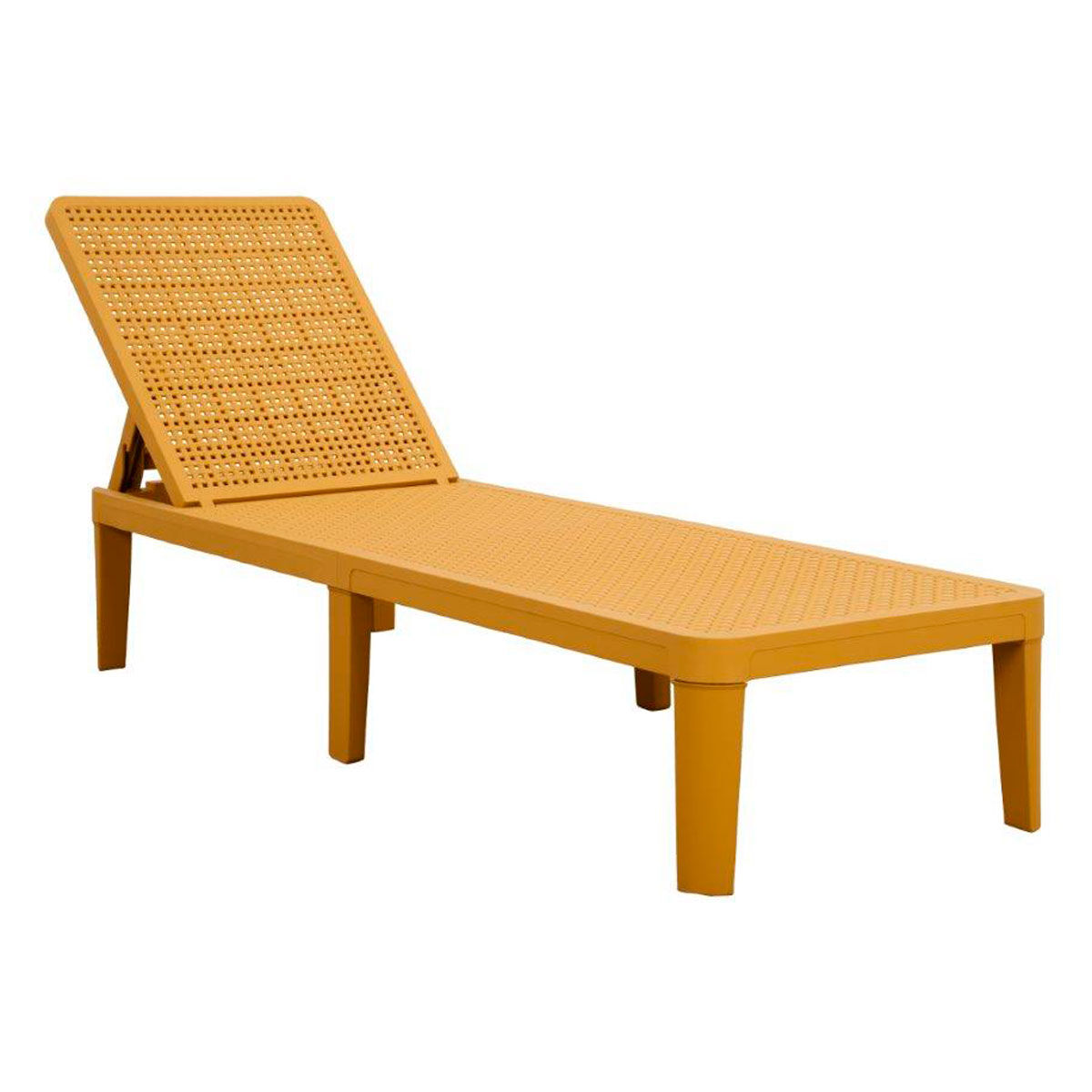 Espreguiçadeira amarela