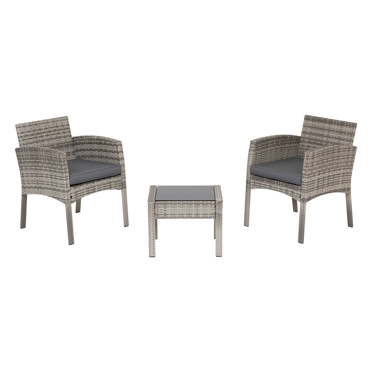 Conjunto de jardim RELAX cinza