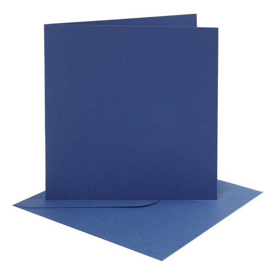 Blue Cards6 x 6 Inches 4 Pack