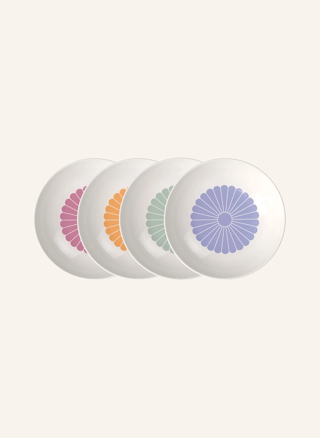 Villeroy & Boch Pastaschale, 4-teilig FLEUR COULEUR