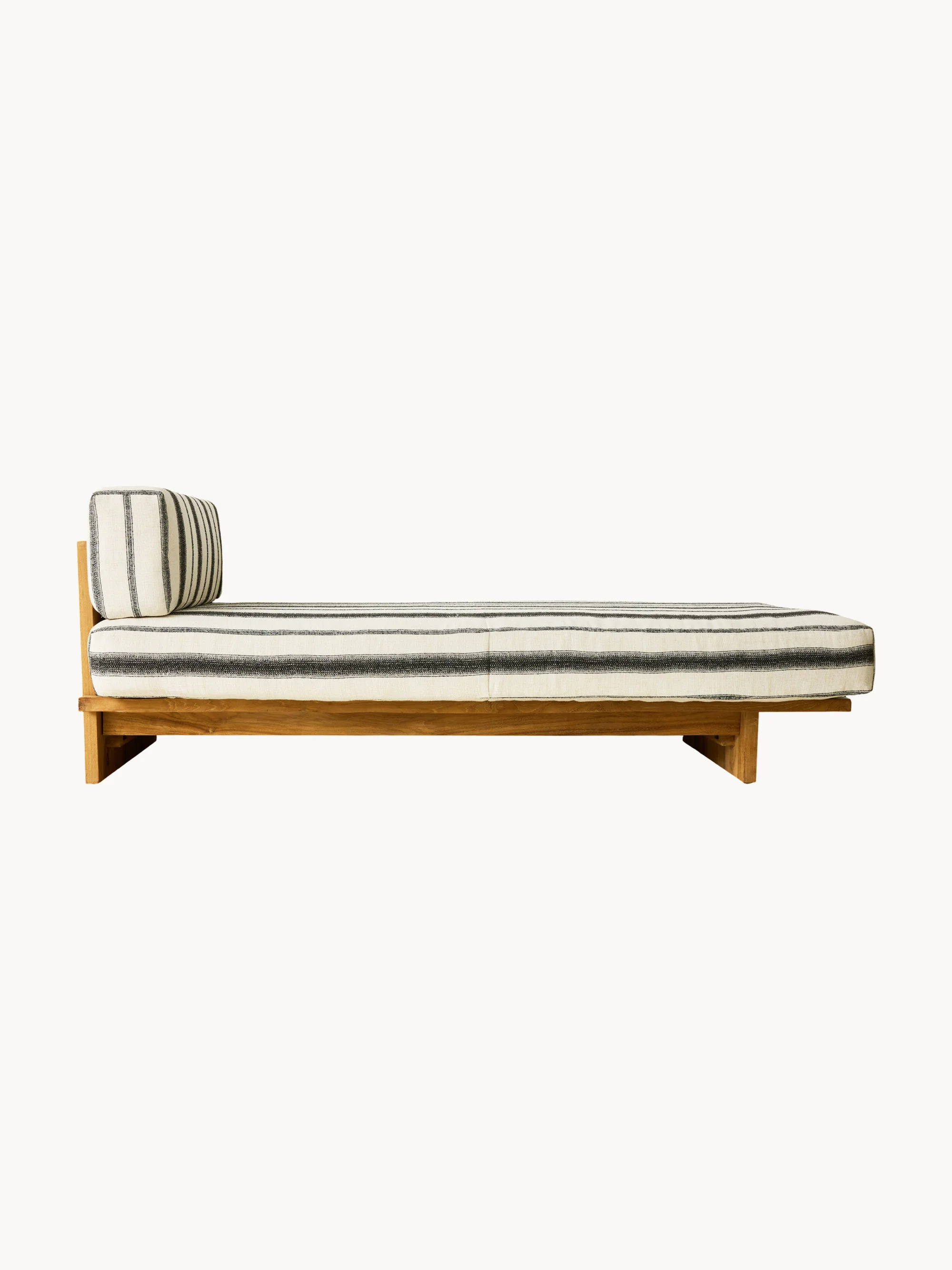 Garten-Daybed Chalkstripe aus Teakholz