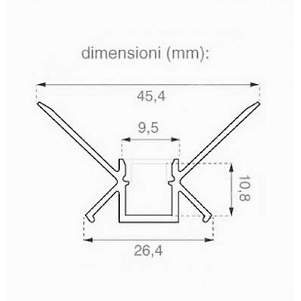 Kit profilé d'angle à niveler sur plaque de plâtre 2m avec revêtement satiné et 2 capuchons