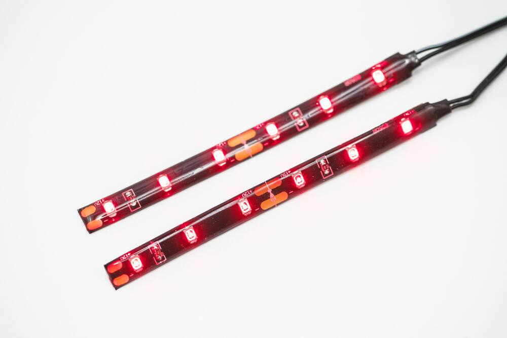 Stallion Flex LED Strip Light, Red, 8-in