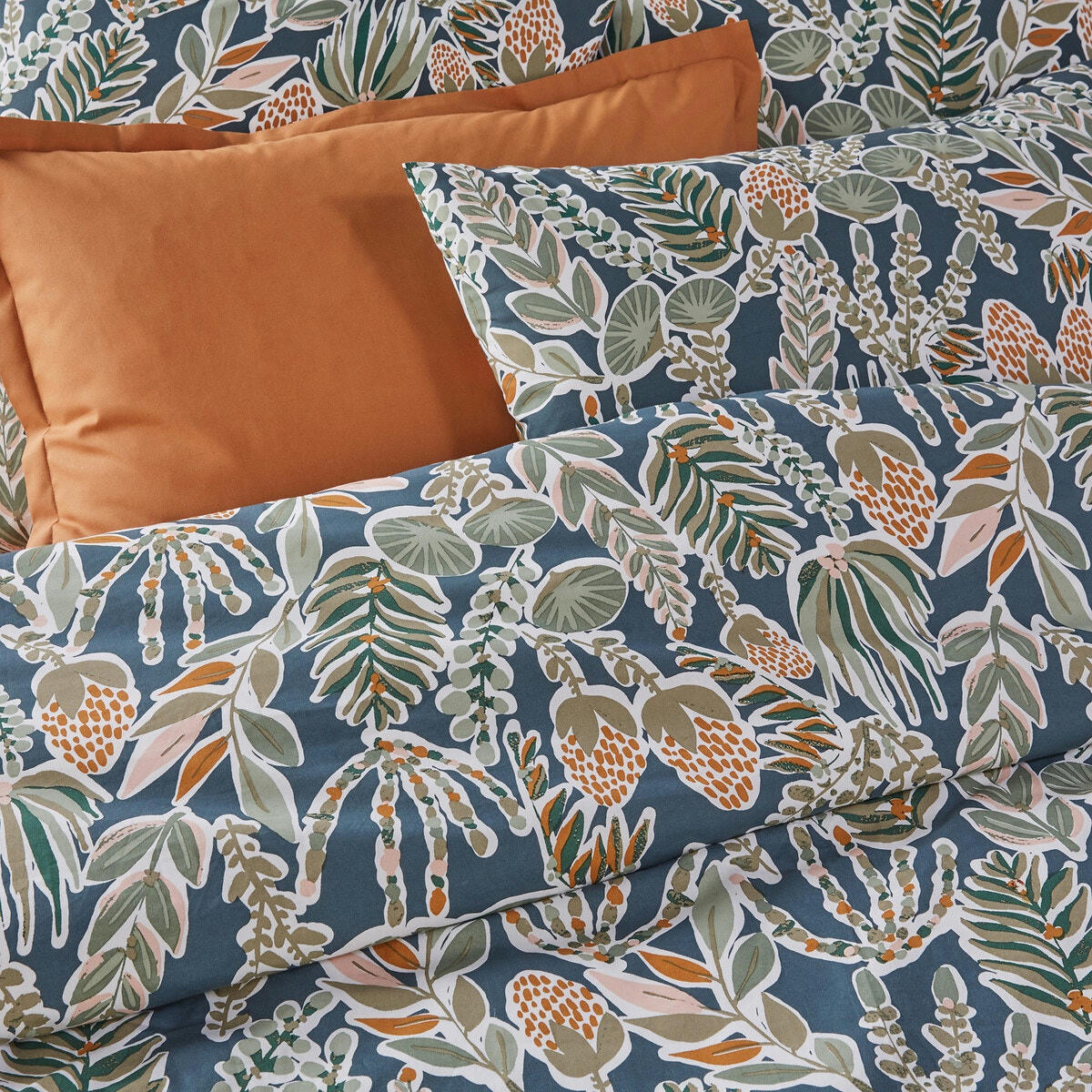 Housse de couette percale de coton, Aquajungle