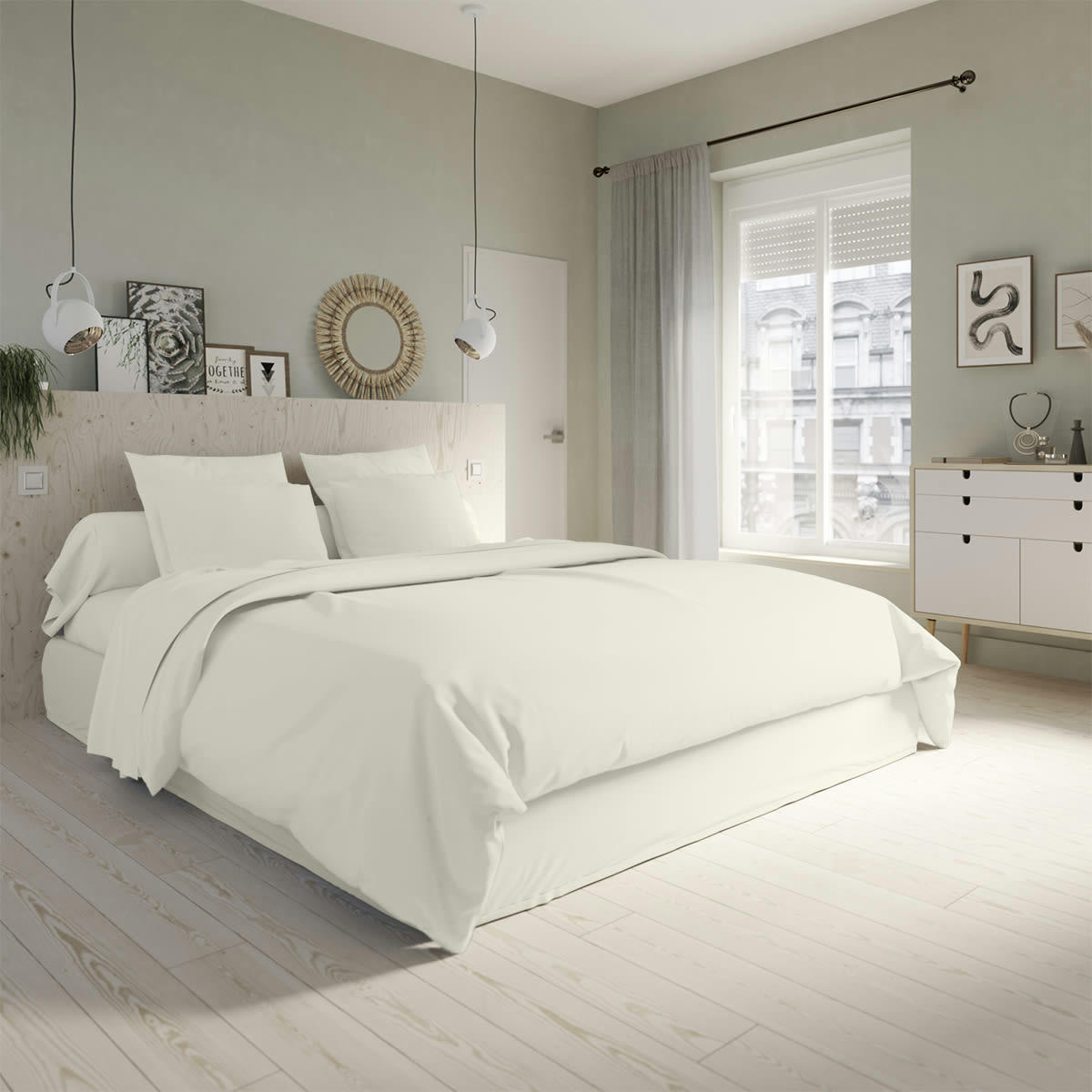 STUDIO - Housse de couette   Coton Lin 220x240 cm - DODO