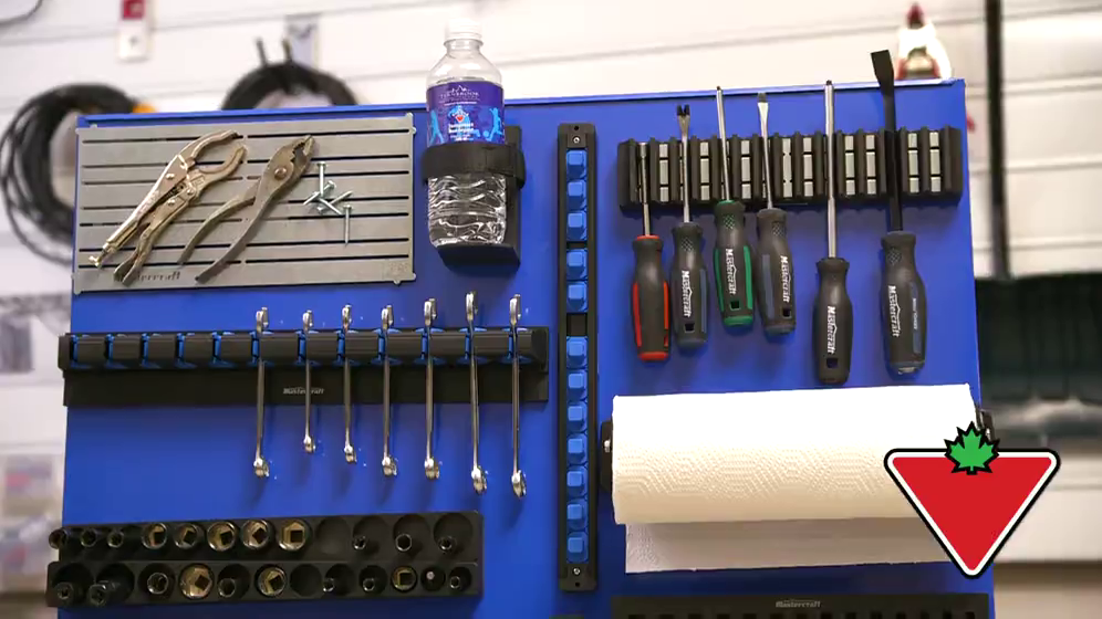 Mastercraft Magnetic Hex Bit Holder Organizer w/ 37 Holes