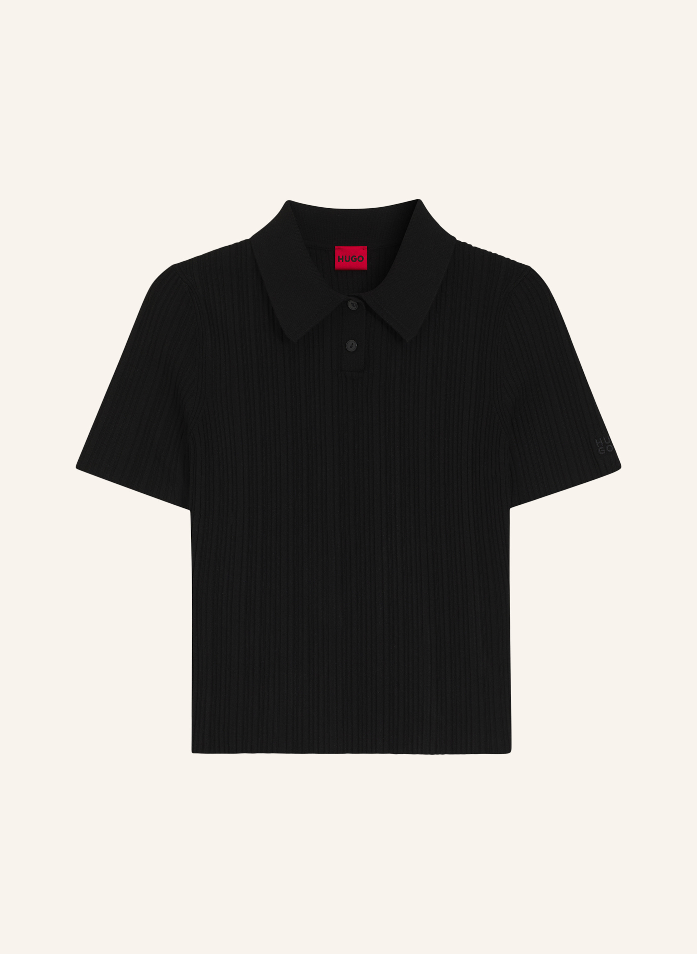 HUGO Strick-Poloshirt SAREPLETTE