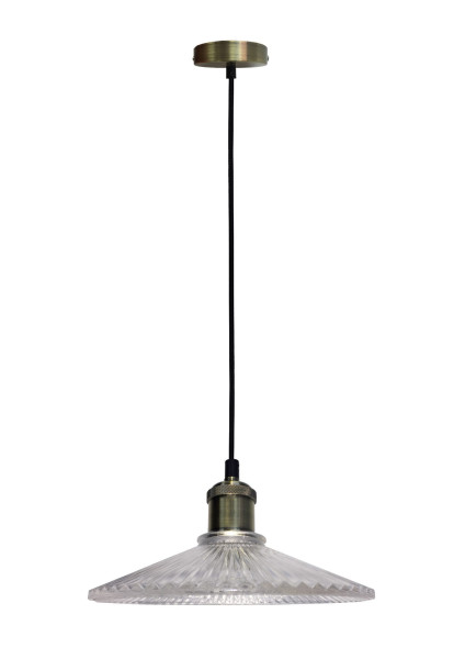 Lampa wisząca patyna-przezroczysta CHESTER 1xE27x40W Candellux