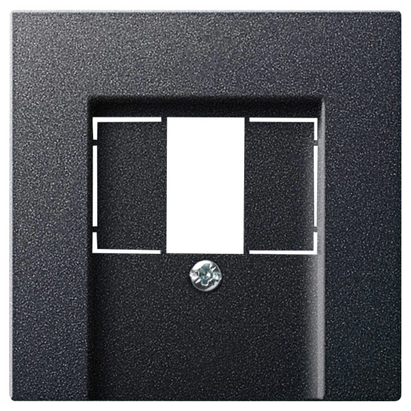 TAE-Abdeckung, LxBxH: 5,5x5,5x2 cm, anthrazit