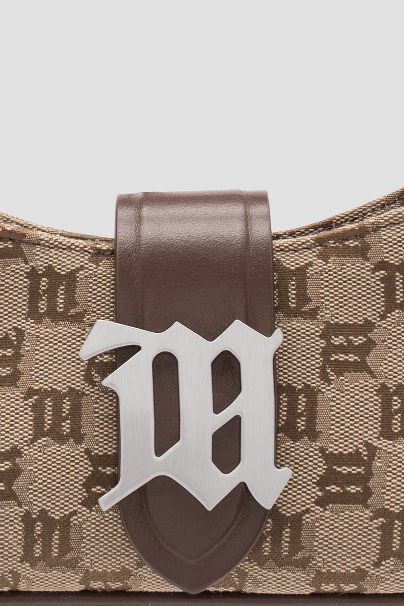 Jacquard Monogram Shoulder Bag Mini