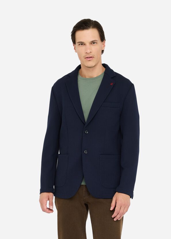 Blazer in jersey